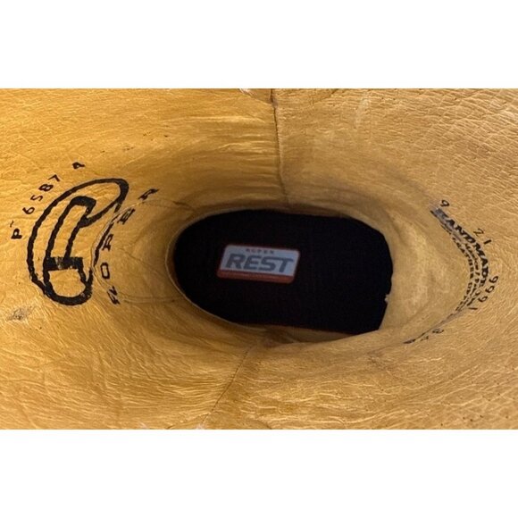 Roper Women's Vintage Brown Broad Square Toe Boots with Cactus & Aztec Size 9 - Picture 8 of 10